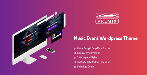 Premix – Music Event WordpPress Theme