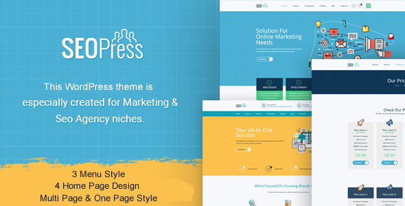 SeoPress – Digital Marketing Agency WordPress Theme