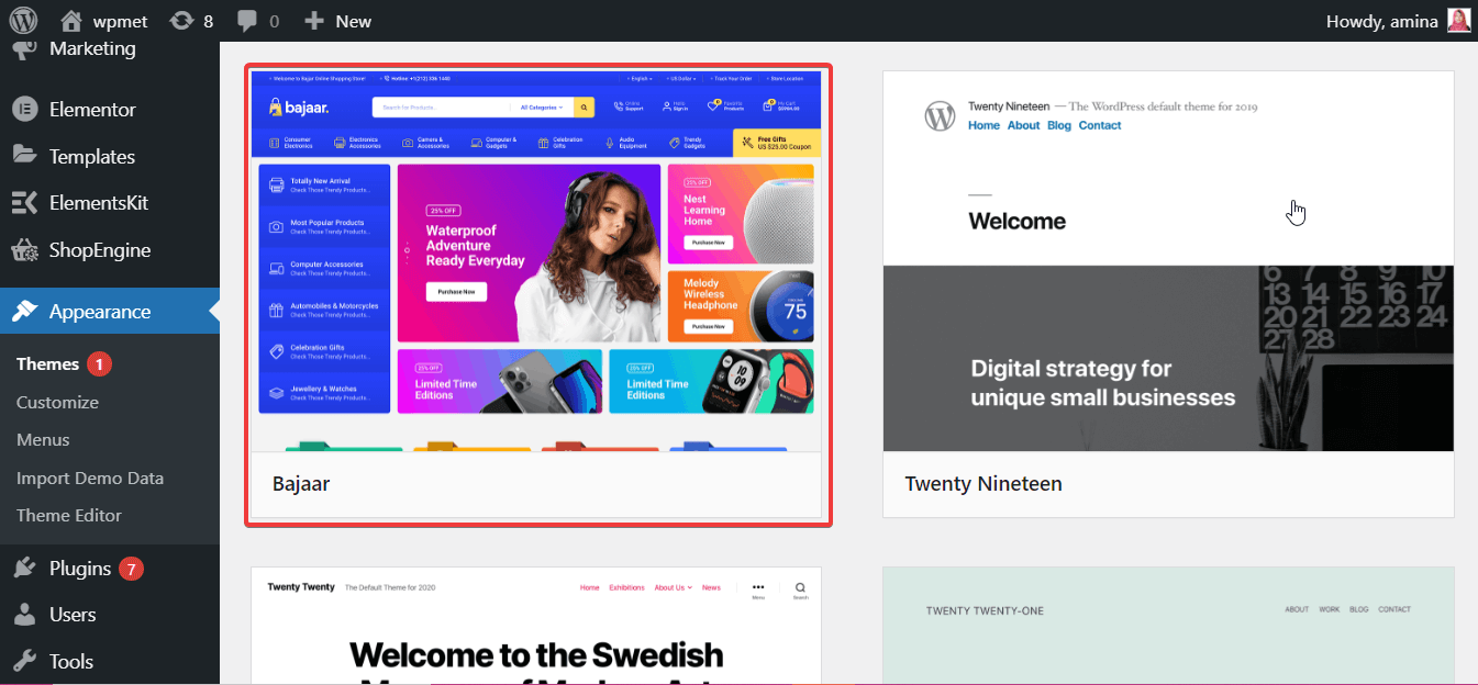 Create an eCommerce website with Bajaar theme and ShopEngine | XpeedStudio