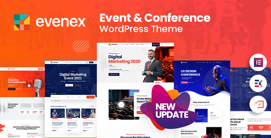 Evenex WordPress theme