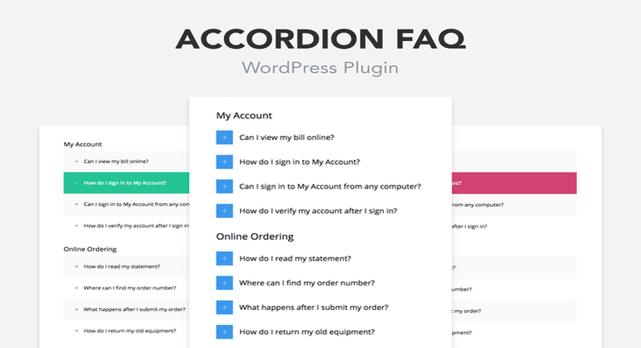 Accordion FAQ plugin