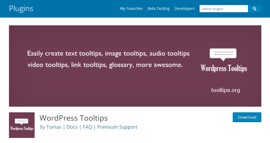 WordPress Tooltips - Elementor Tooltip