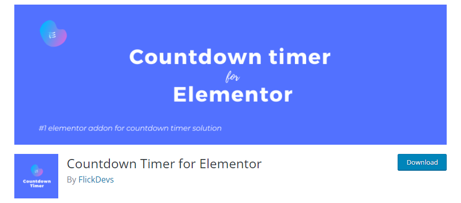 Countdown Timer for Elementor - WordPress Countdown Timer plugin