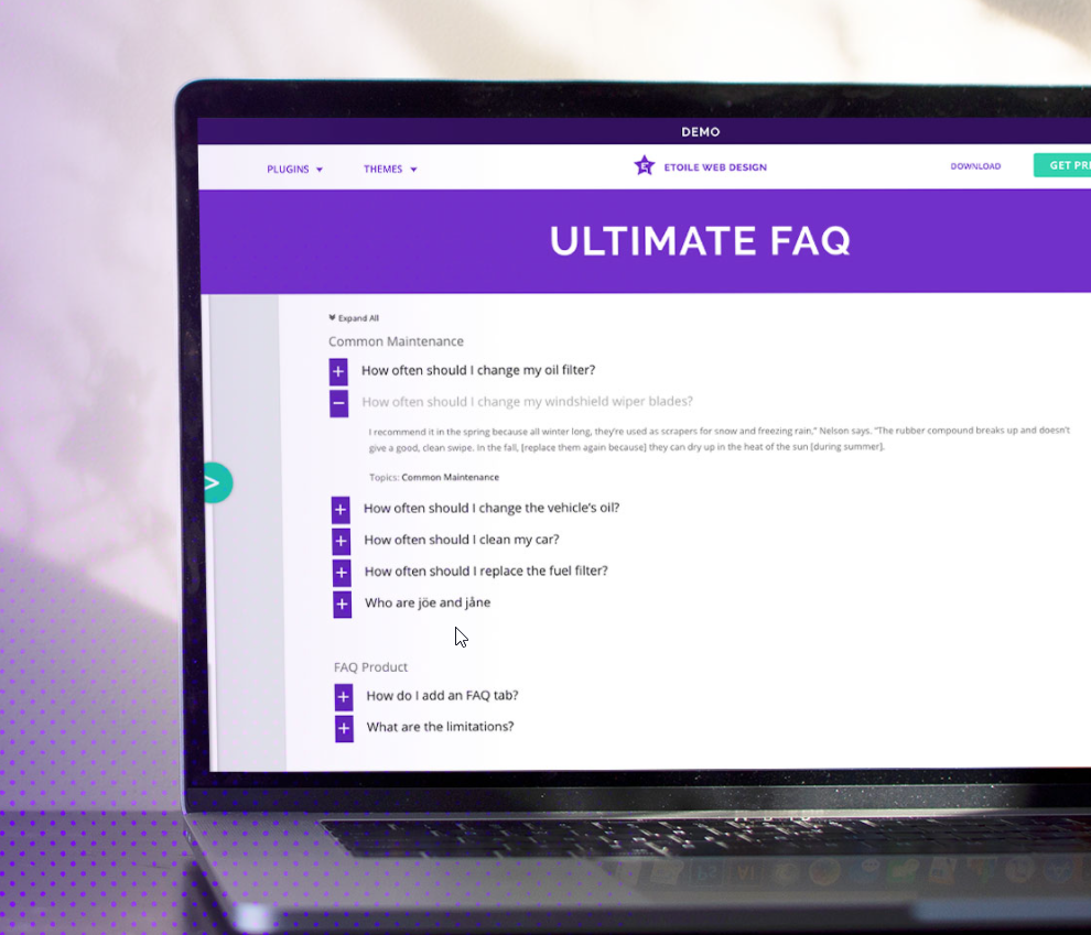 Ultimate FAQ plugin