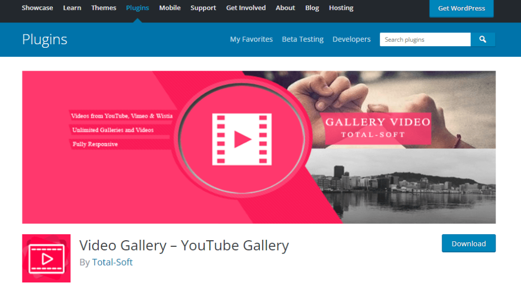 Video gallery WordPress video plugin