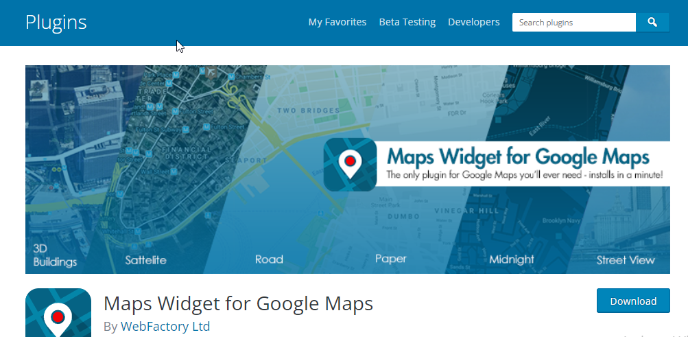 Maps Widget for Google Maps