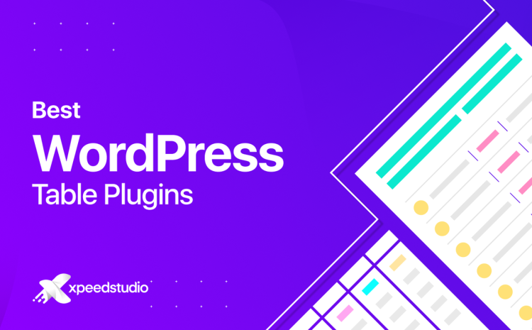 WordPress table plugins