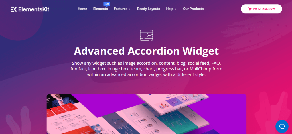 ElementsKit one of the best WordPress advanced accordion plugins
