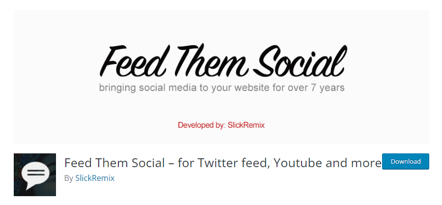 Feed Them Social Twitter Feed Plugin for WordPress