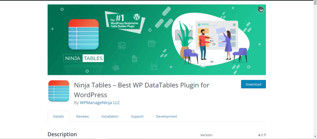 best wordpress table plugin ninja table