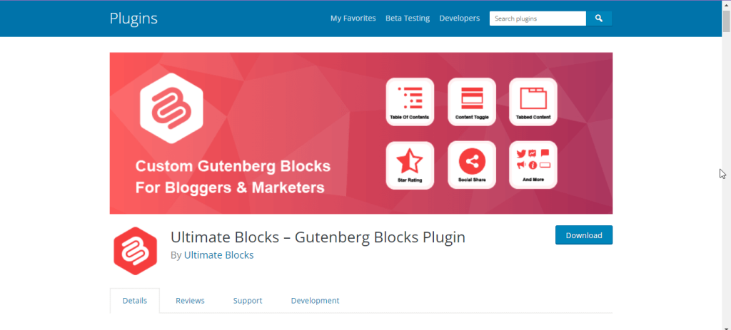 ultimate blocks toggle plugin