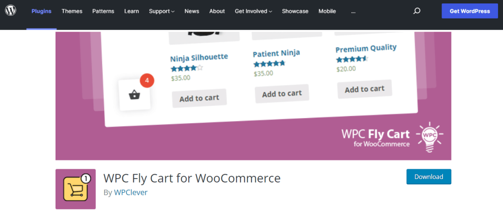 WPC Fly Cart for WooCommerce