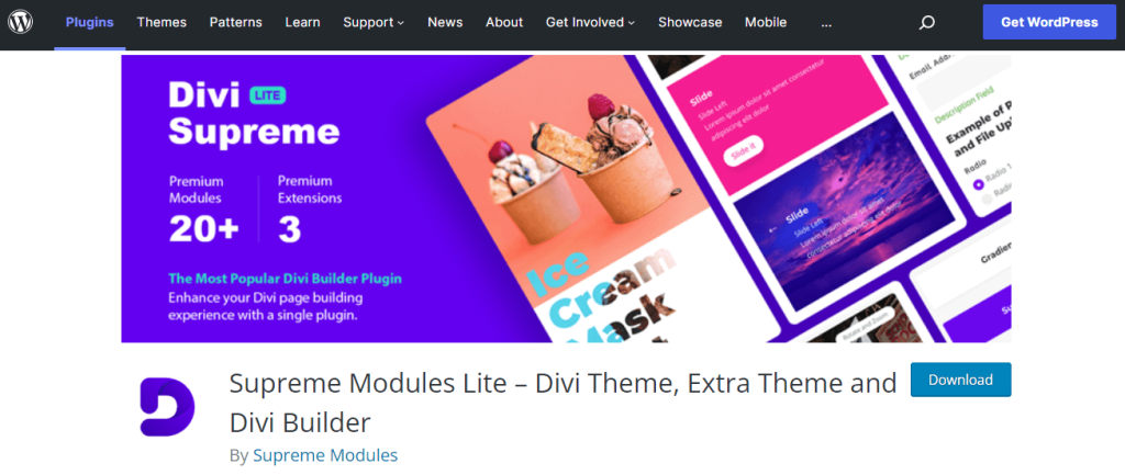 Divi Builder popular shop page plugin