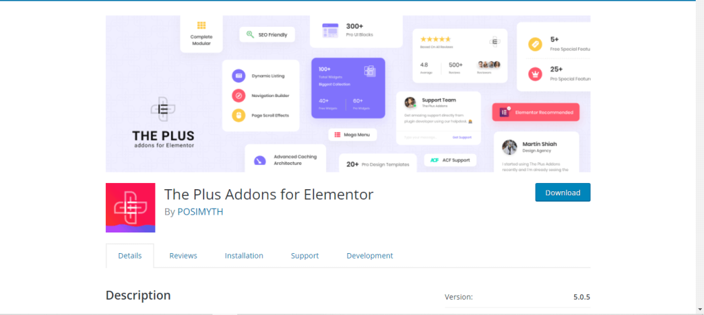 the plus addons mega menu builder