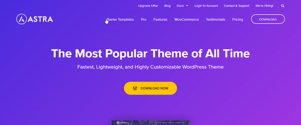 Astra Best Free WooCommerce themes