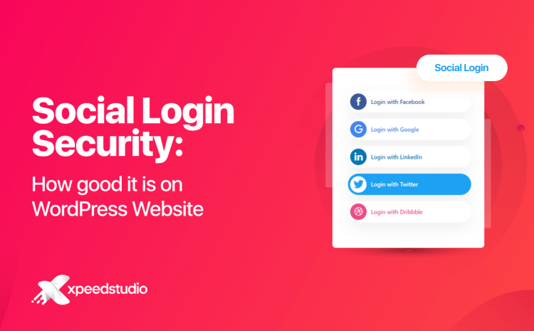 Social login security banner