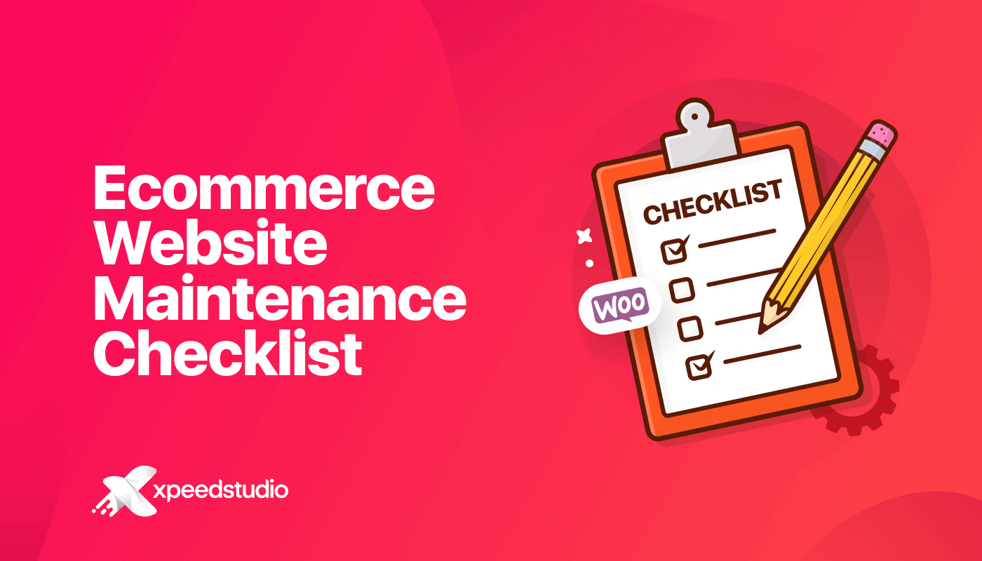 eCommerce website maintenance checklist