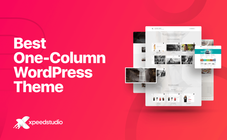 A list of the one column wordpress themes
