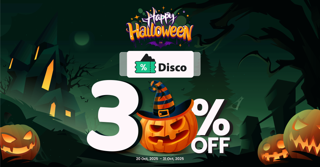Disco Plugin Banner for Halloween Deal