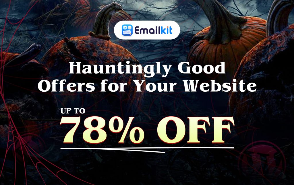 EmailKit Halloween deal