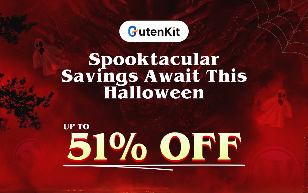 GutenKit Halloween deal