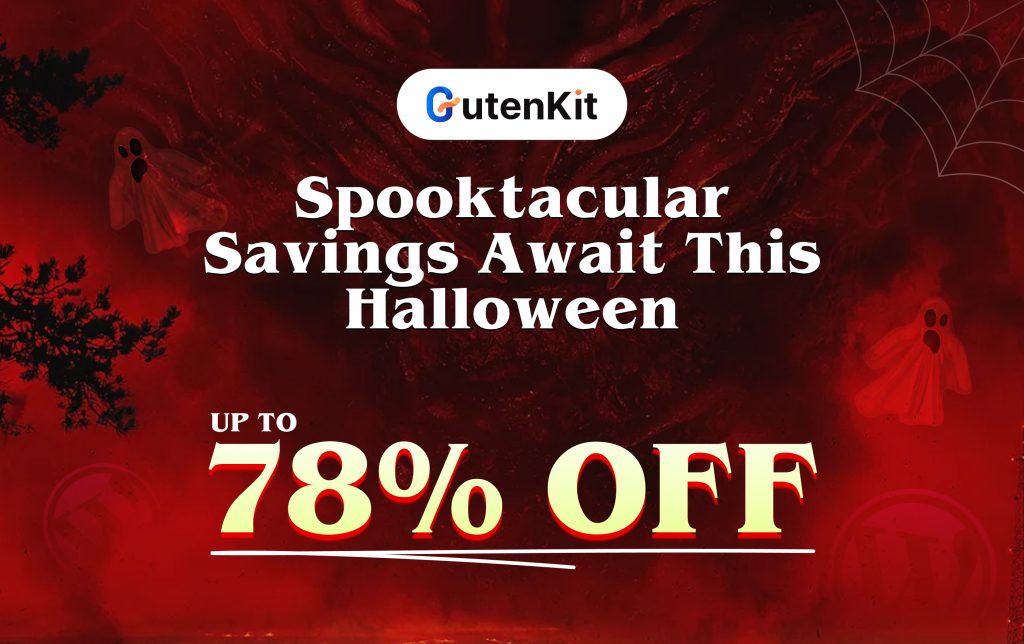 GutenKit Halloween deal
