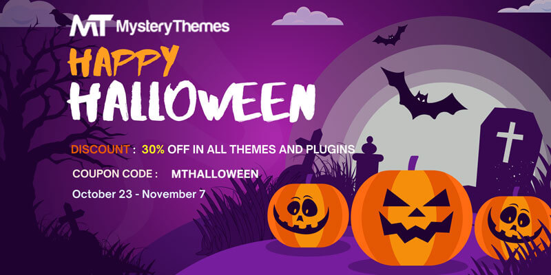 mystery themes' haqlloween offer 