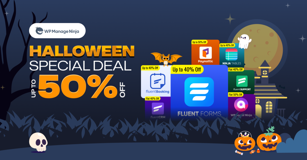 WPManageNinja Halloween deal