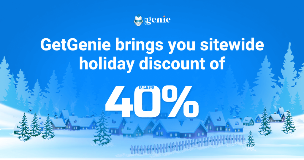 Holiday deals of GetGenie