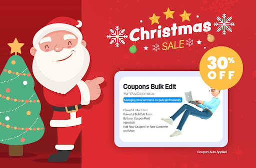 WooCommerce coupon bulk edit holiday deals