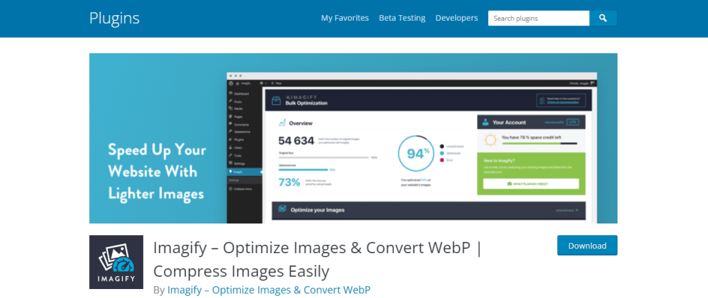 Imagify - WordPress plugin for SEO