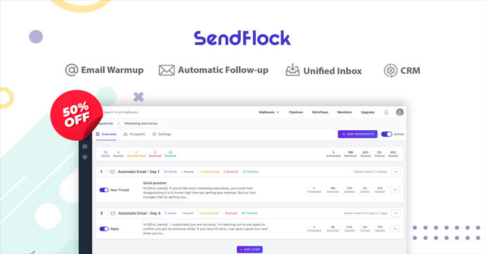 SendFlock BFCM deal