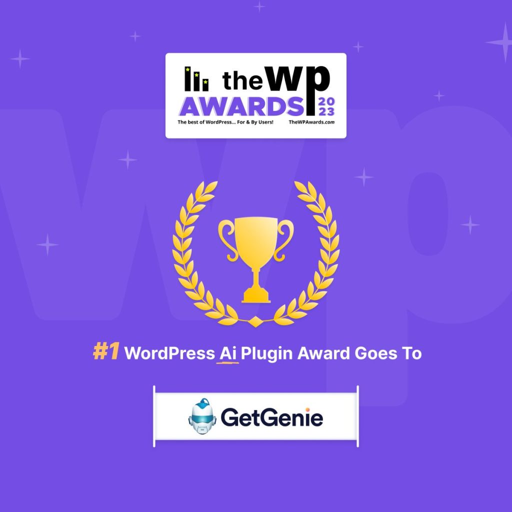 WP Awards GetGenie