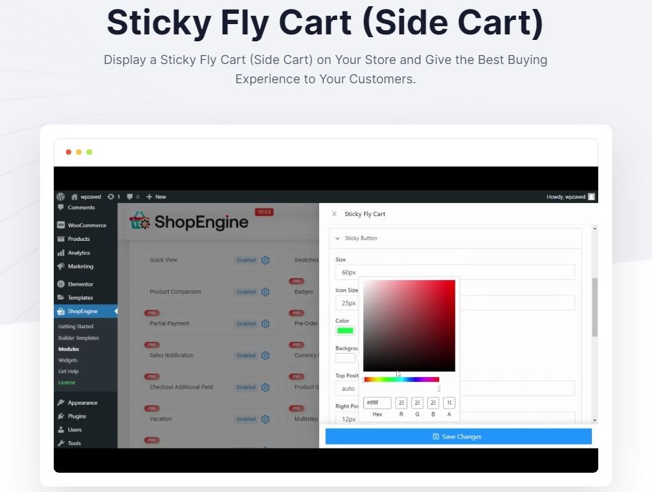 ShopEngine: Side cart plugins for WooCommerce
