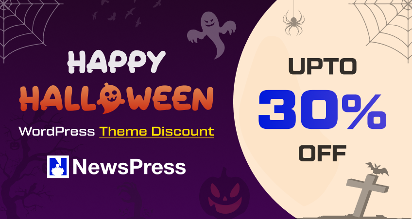 NewsPress Theme Halloween deal