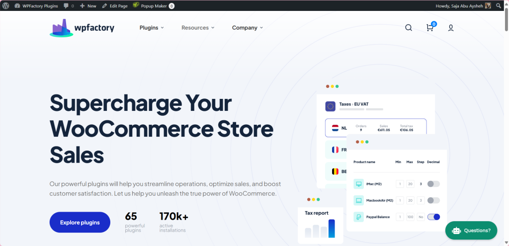 WPFactory WooCommerce store plugin