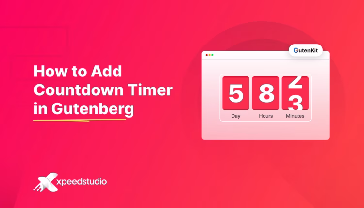 How to Add Countdown Timer in Gutenberg