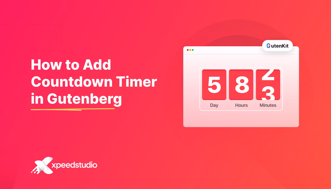 How to Add Countdown Timer in Gutenberg