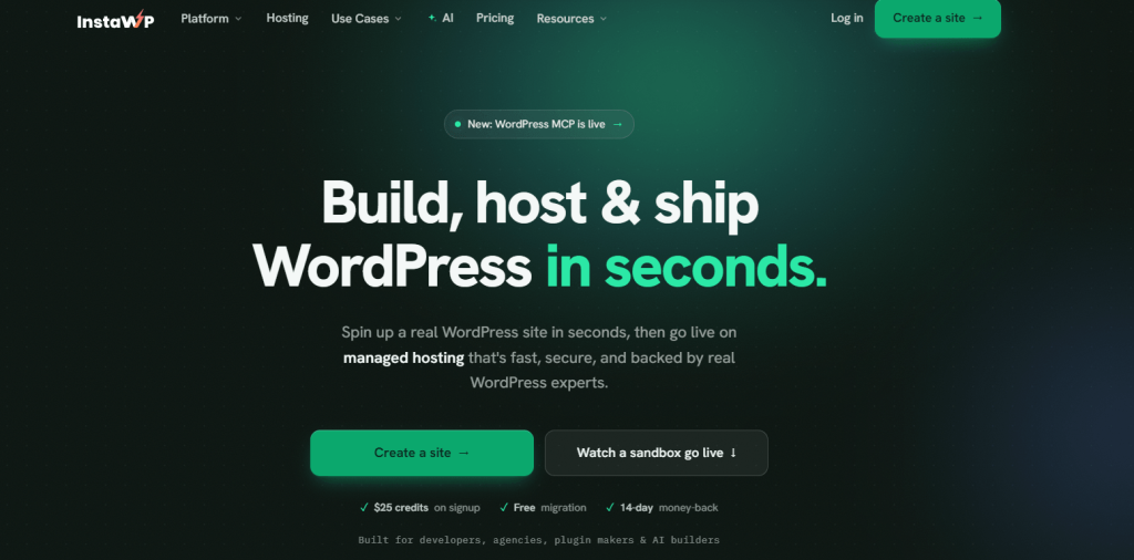 instawp hosting