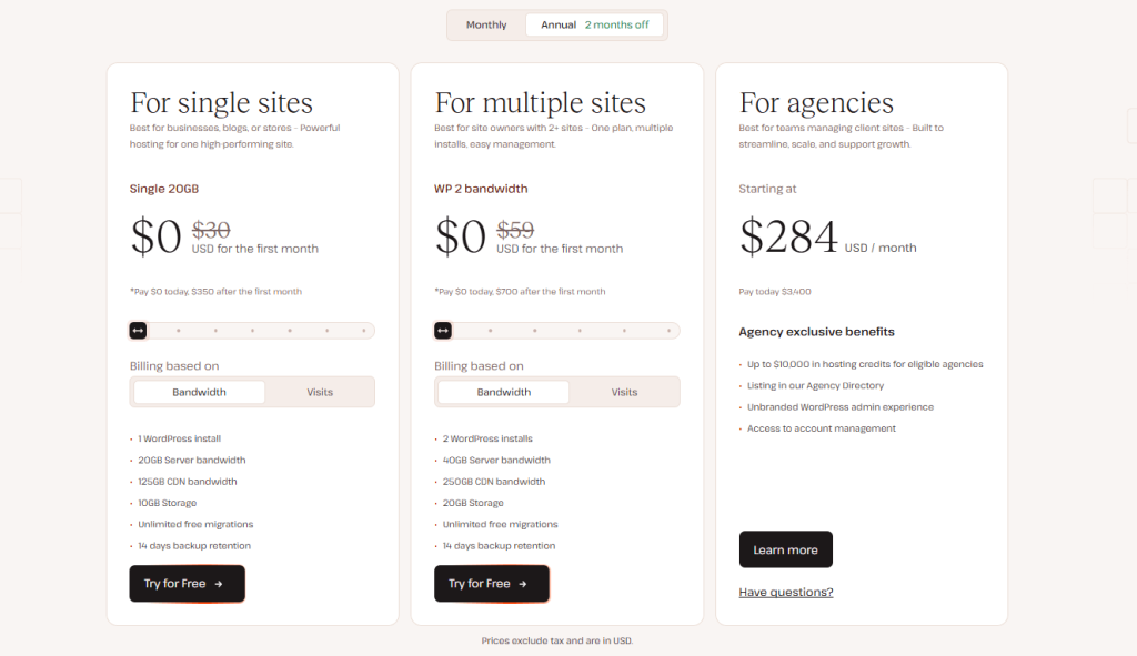 instwp hosting price