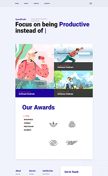 Home Page V9 Single Page